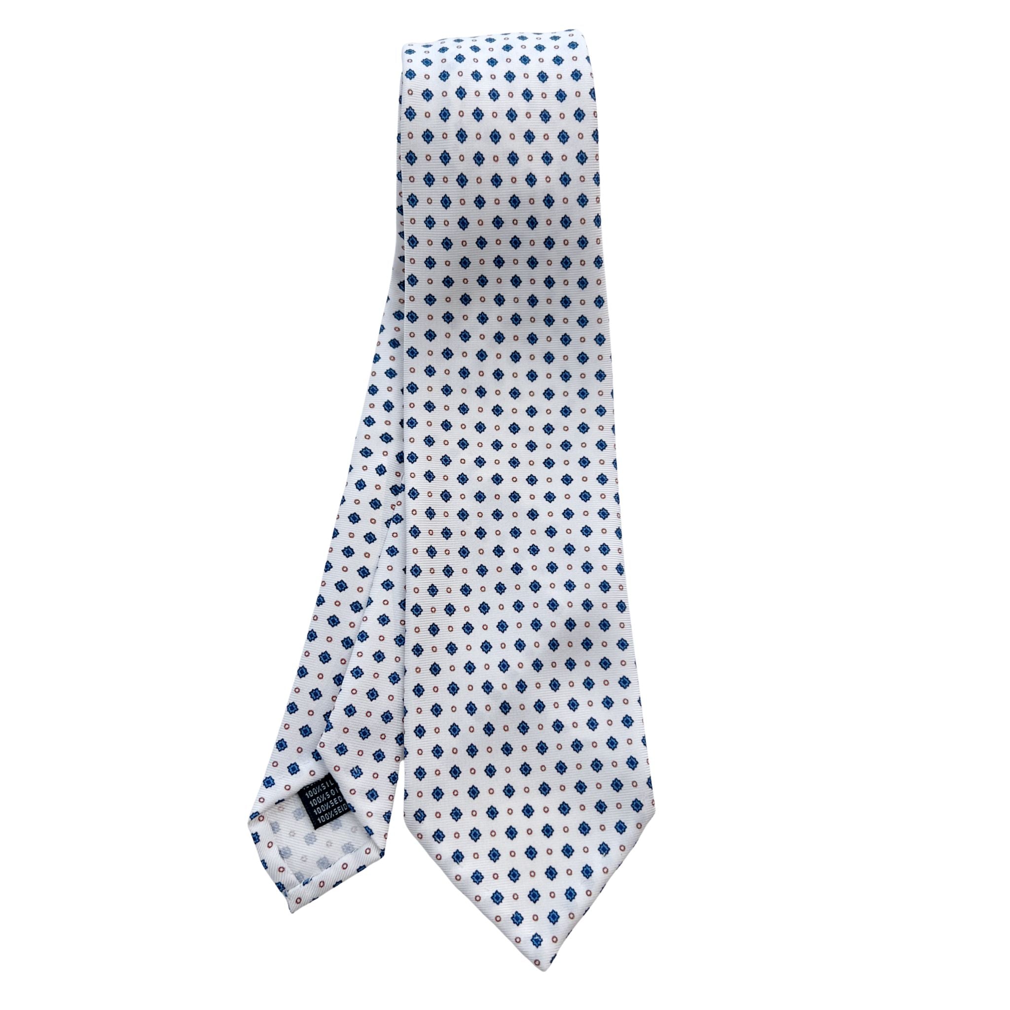 セッテピエゲ 小紋タイ ホワイト206