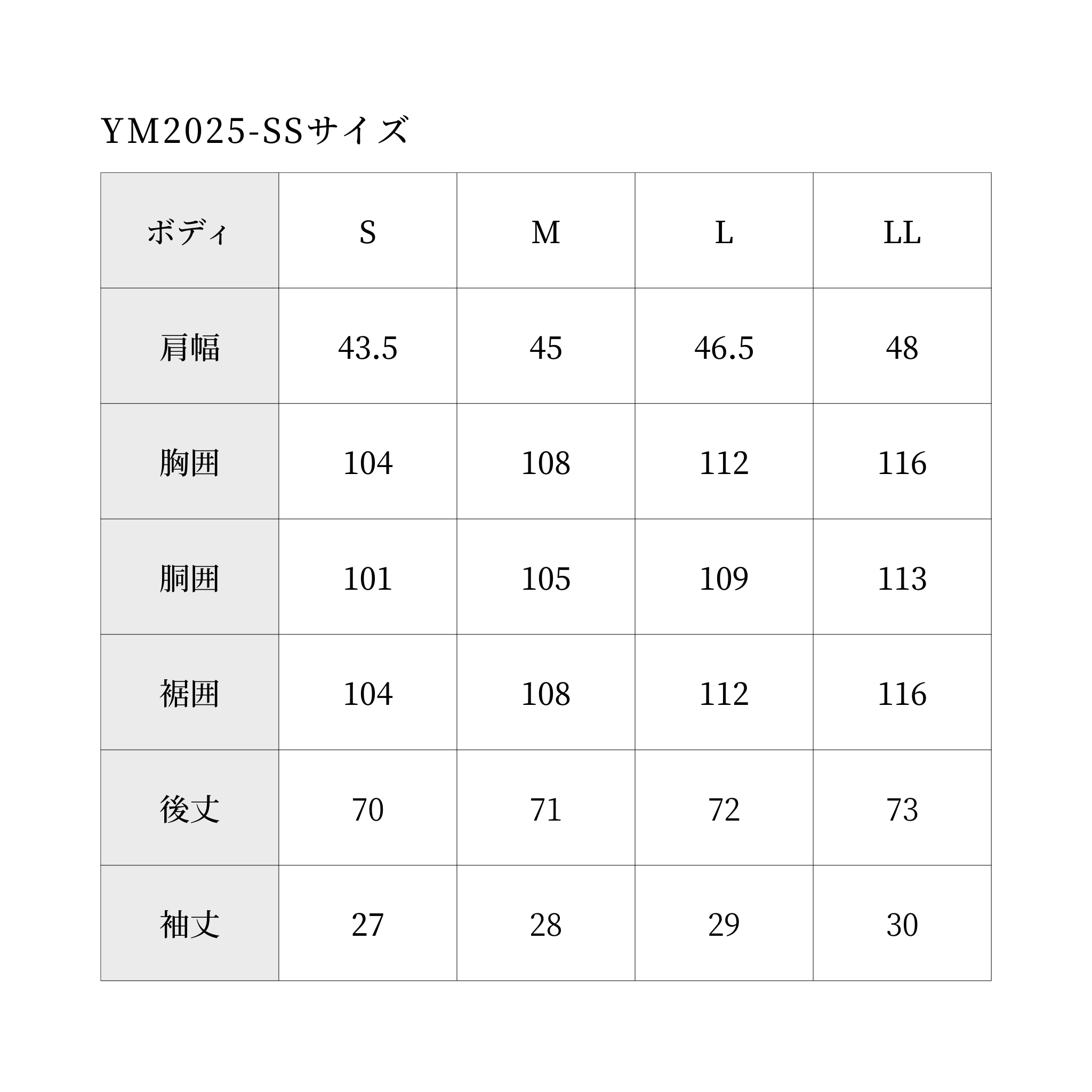 YM2025-SS