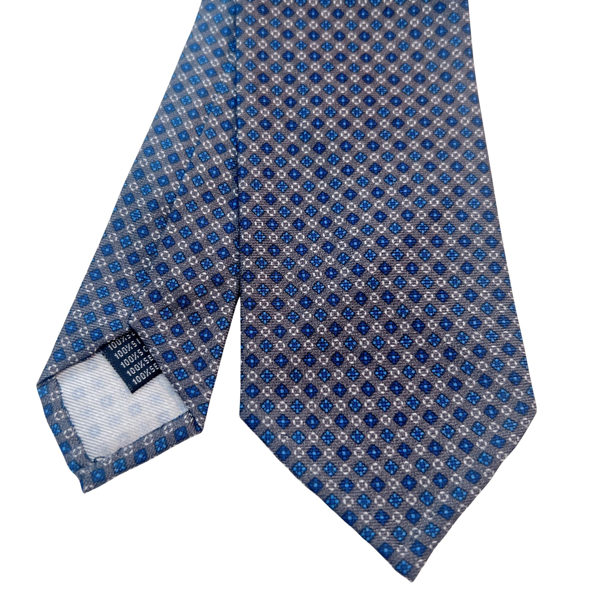 セッテピエゲ 小紋タイ グレー209