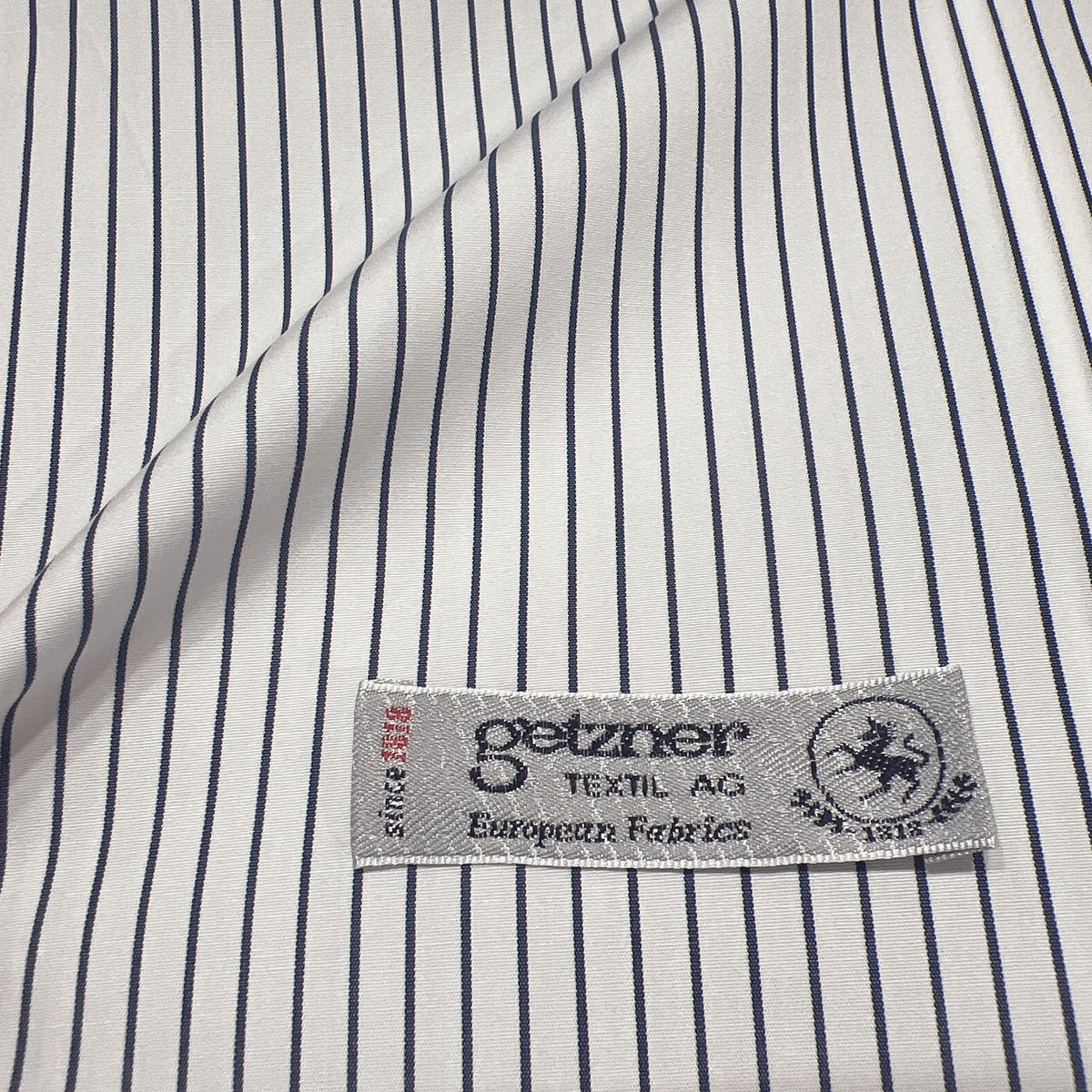 【getzner】/ネイビーペンシルストライプ