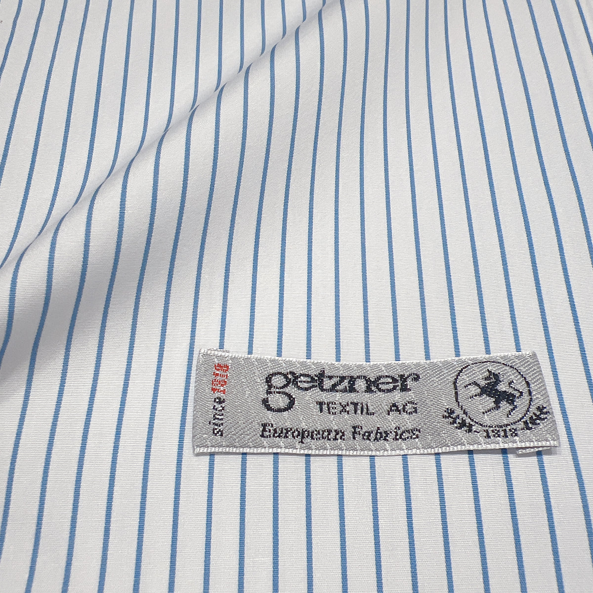 【getzner】/ブルーペンシルストライプ