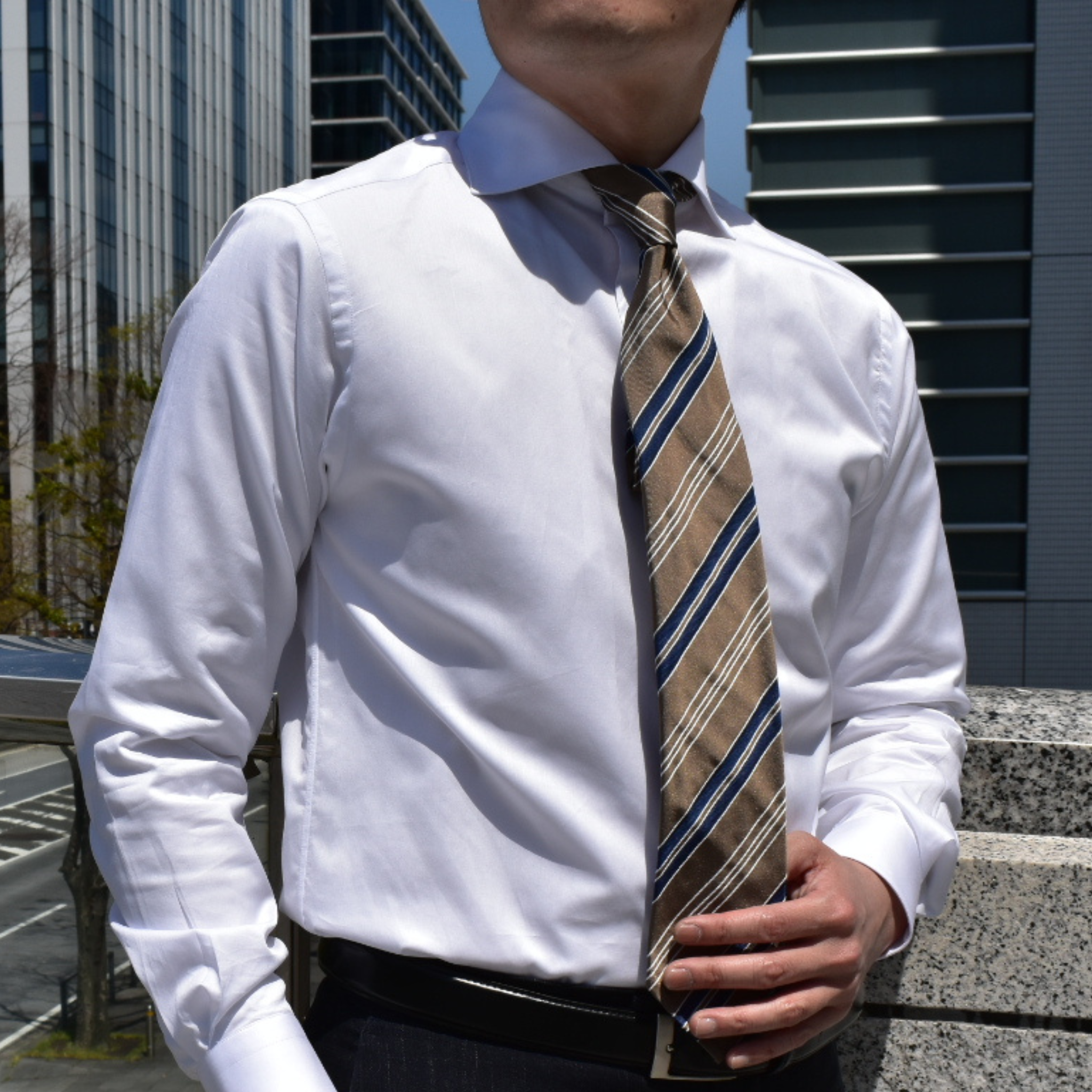 ホリゾンタル/ホワイトブロード