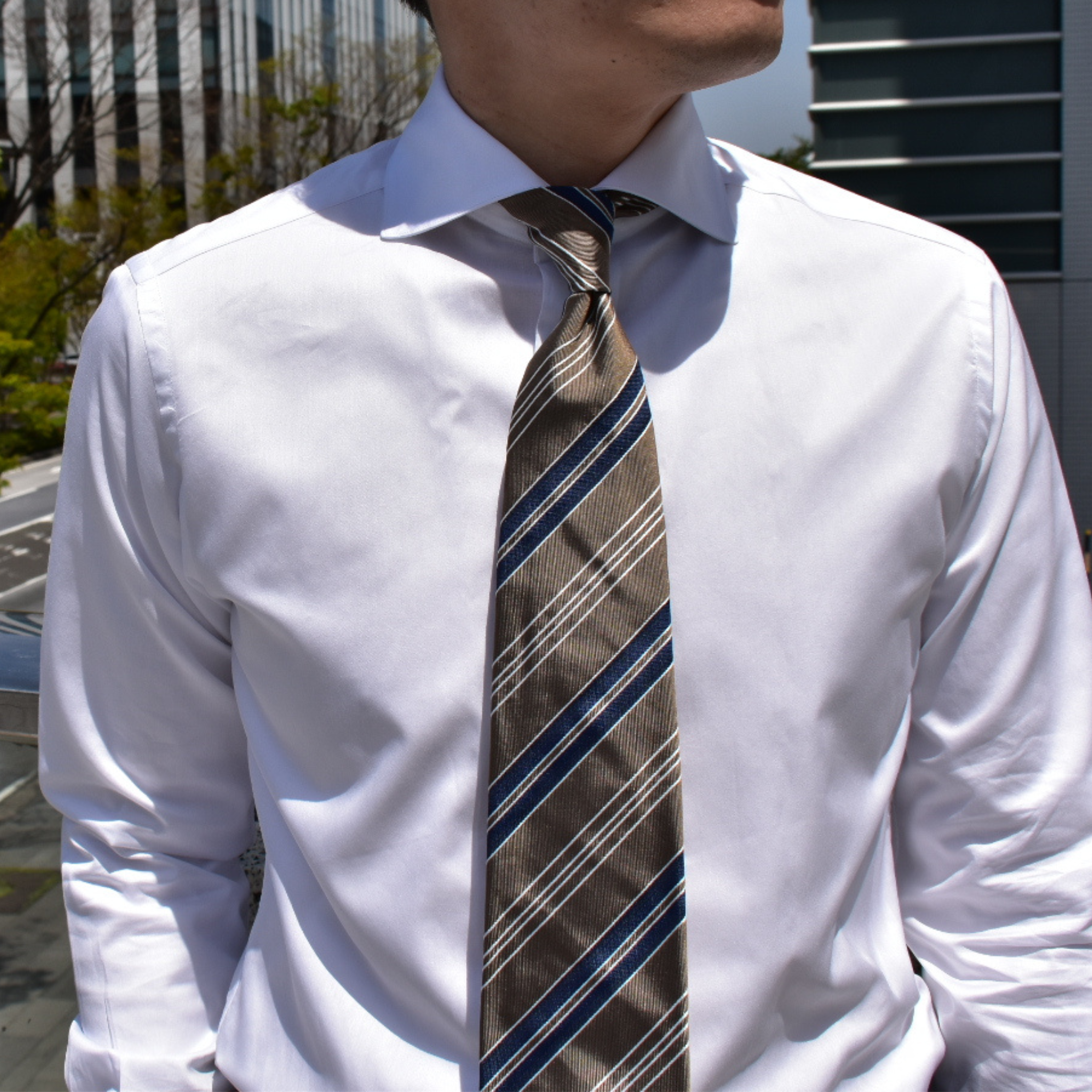 ホリゾンタル/ホワイトブロード