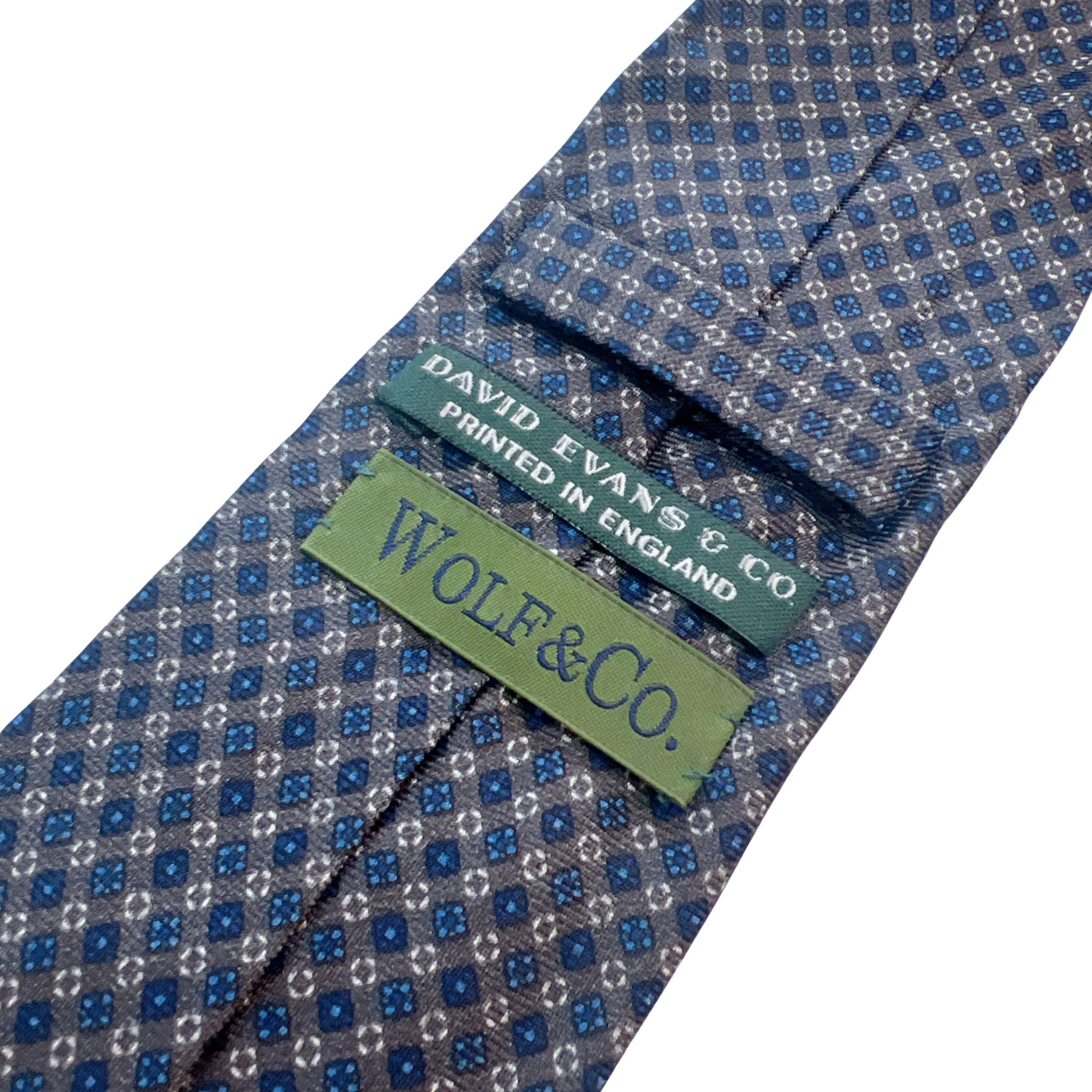 セッテピエゲ  小紋タイ グレー209