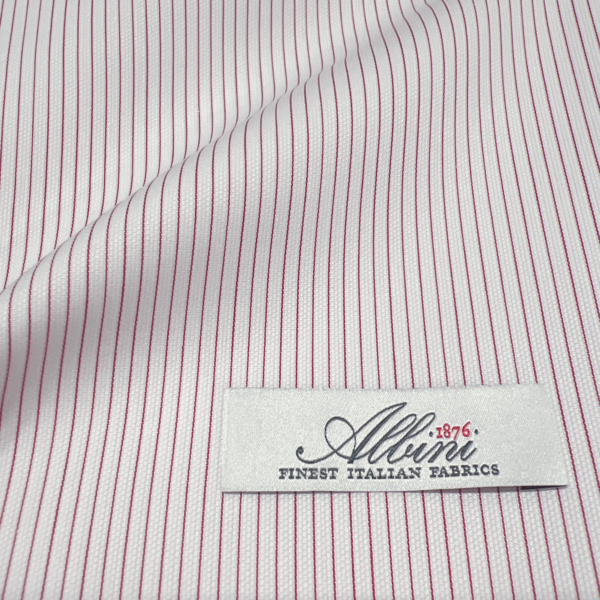 【ALBINI】/ボルドーヘアラインストライプ